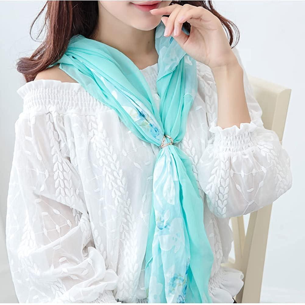 2 Piezas Anillos de Bufanda de Seda QUUPY Oro y Plata