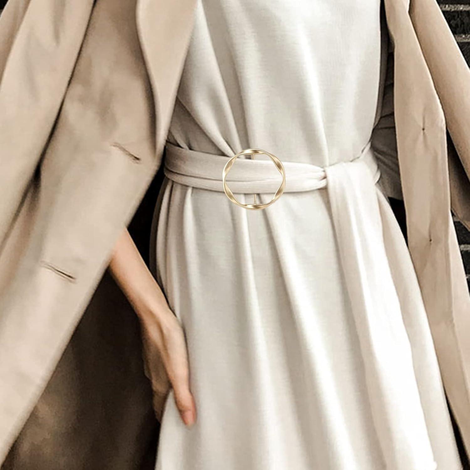 5 Clips para Bufandas y Ropa DHATMYC - Metal Decorativo