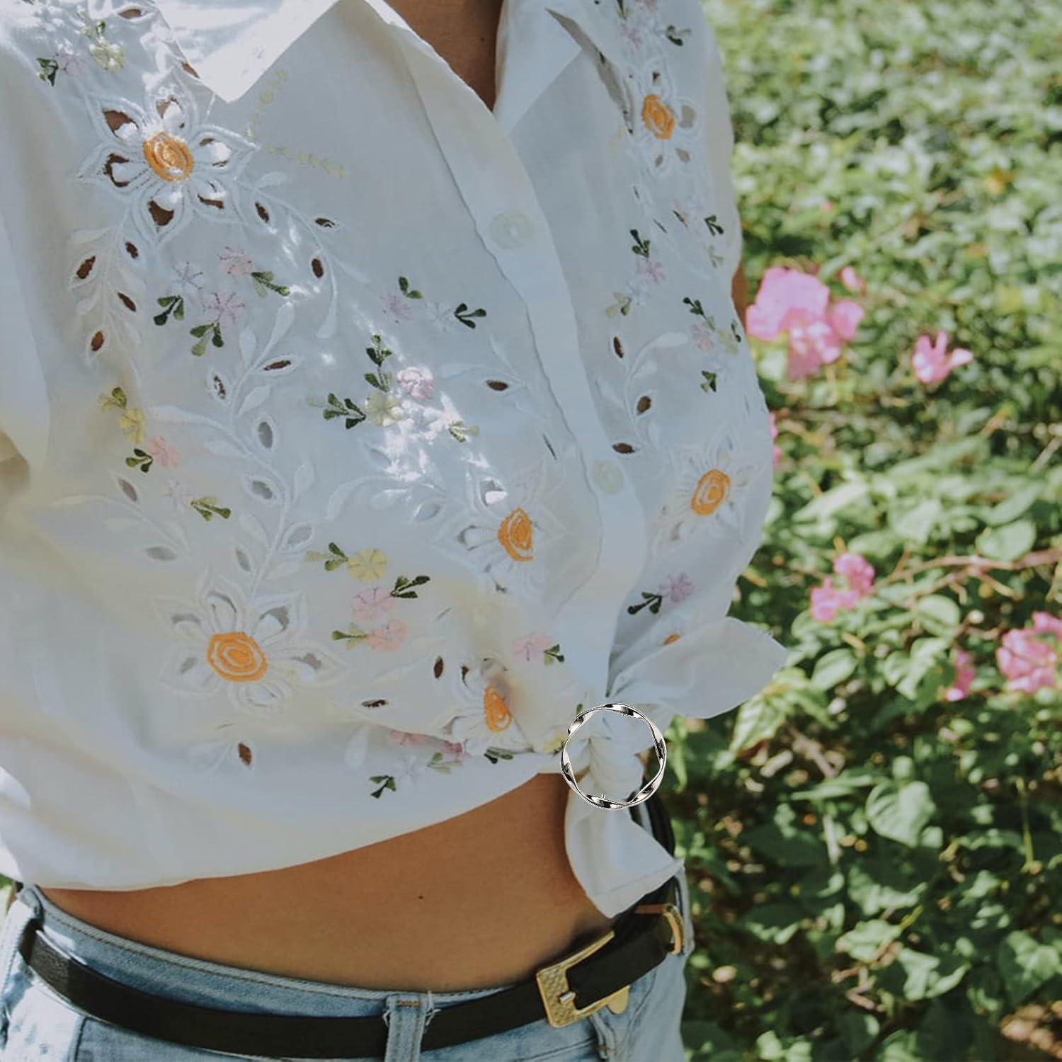 5 Clips para Bufandas y Ropa DHATMYC - Metal Decorativo