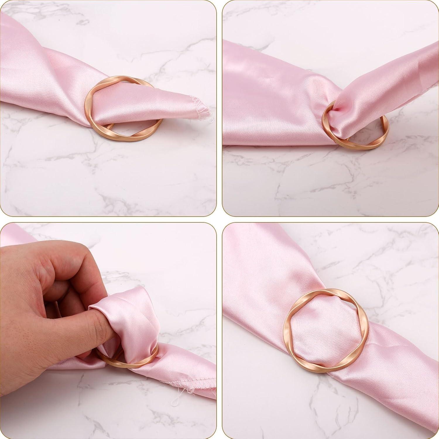 5 Clips de Anillo para Bufanda Mikovivi - Metal Aleación 4.2cm