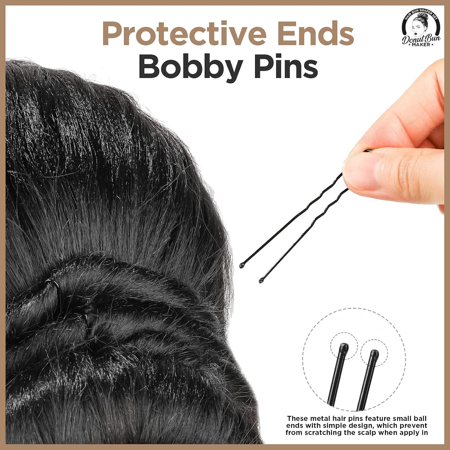 Hacedor de Moño de Cabello Teenitor - 4 Tamaños Negro