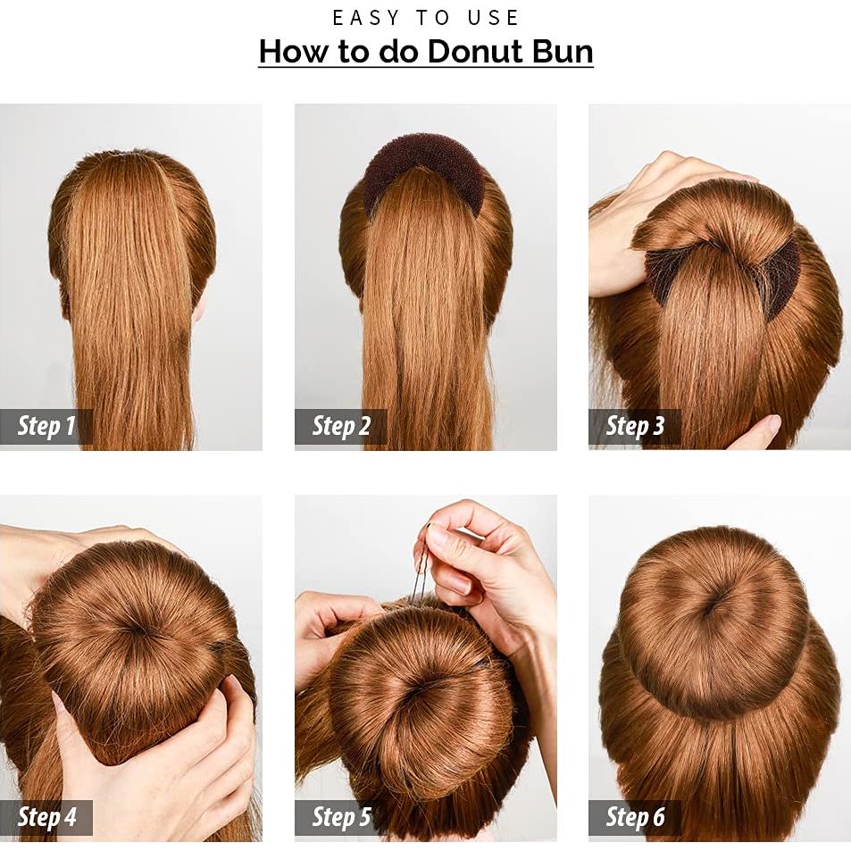 Conjunto Hacedor de Moño FANDAMEI 8 Piezas con Horquillas