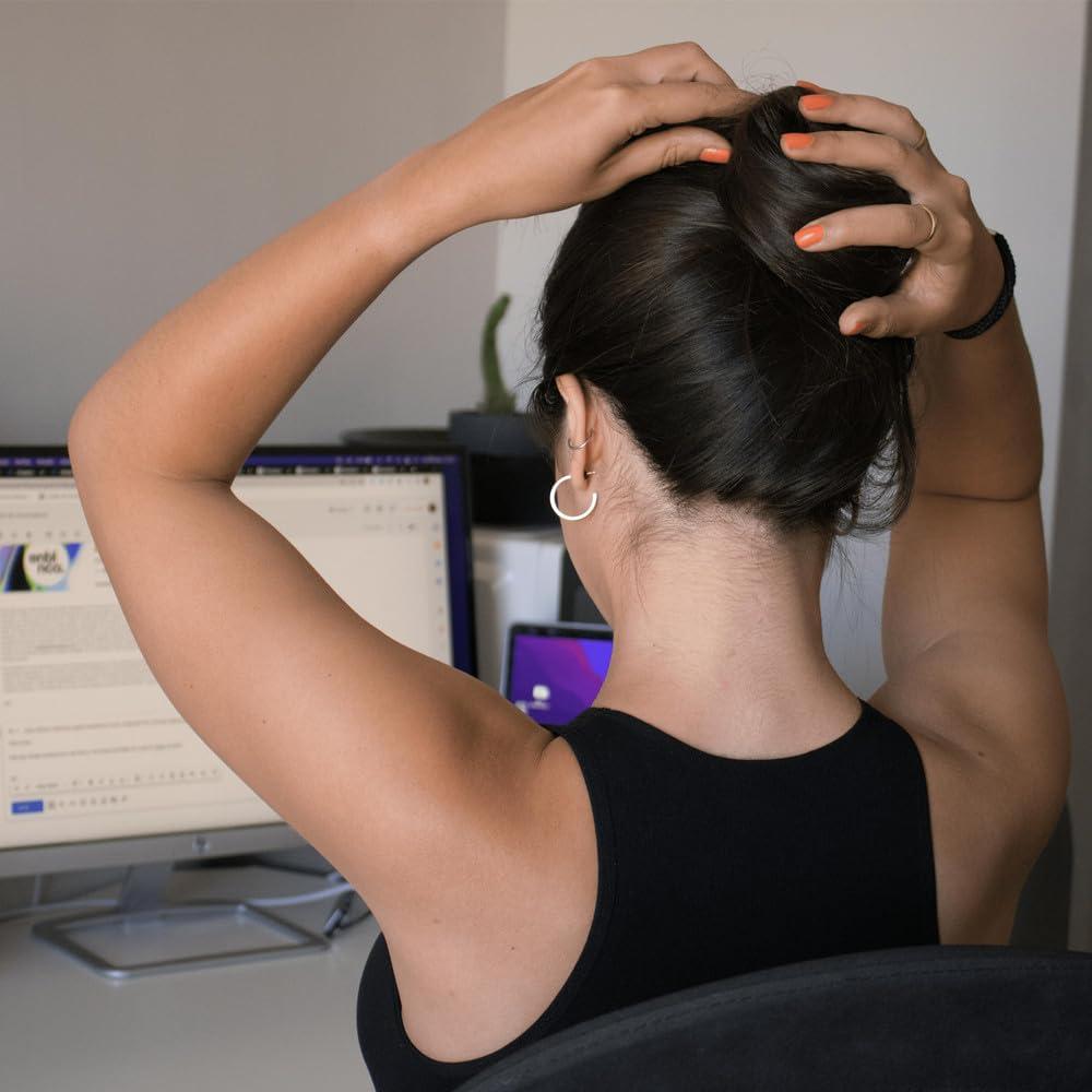 Juego de 2 Hacedores de Moño Medianos SQULIGT 7.6 cm Marrón Claro