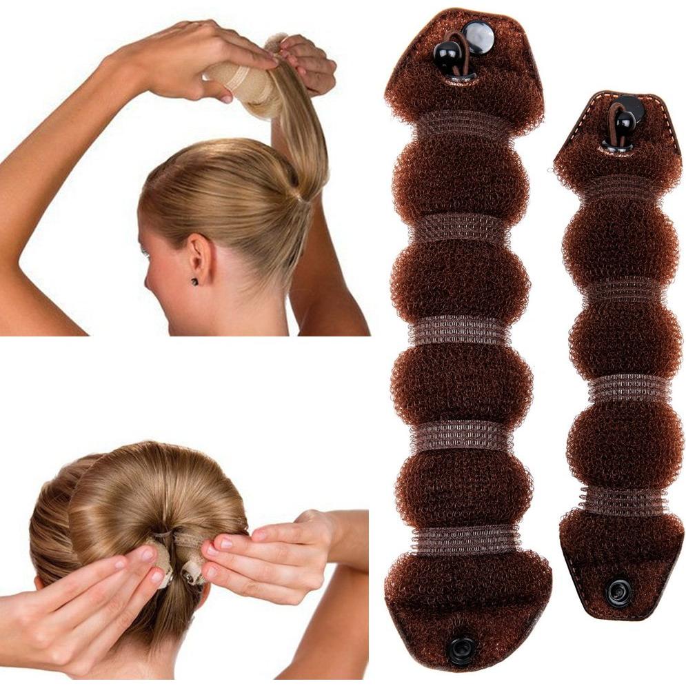 Estilizador Mágico de Cabello GR Buns 2 Piezas Marrón