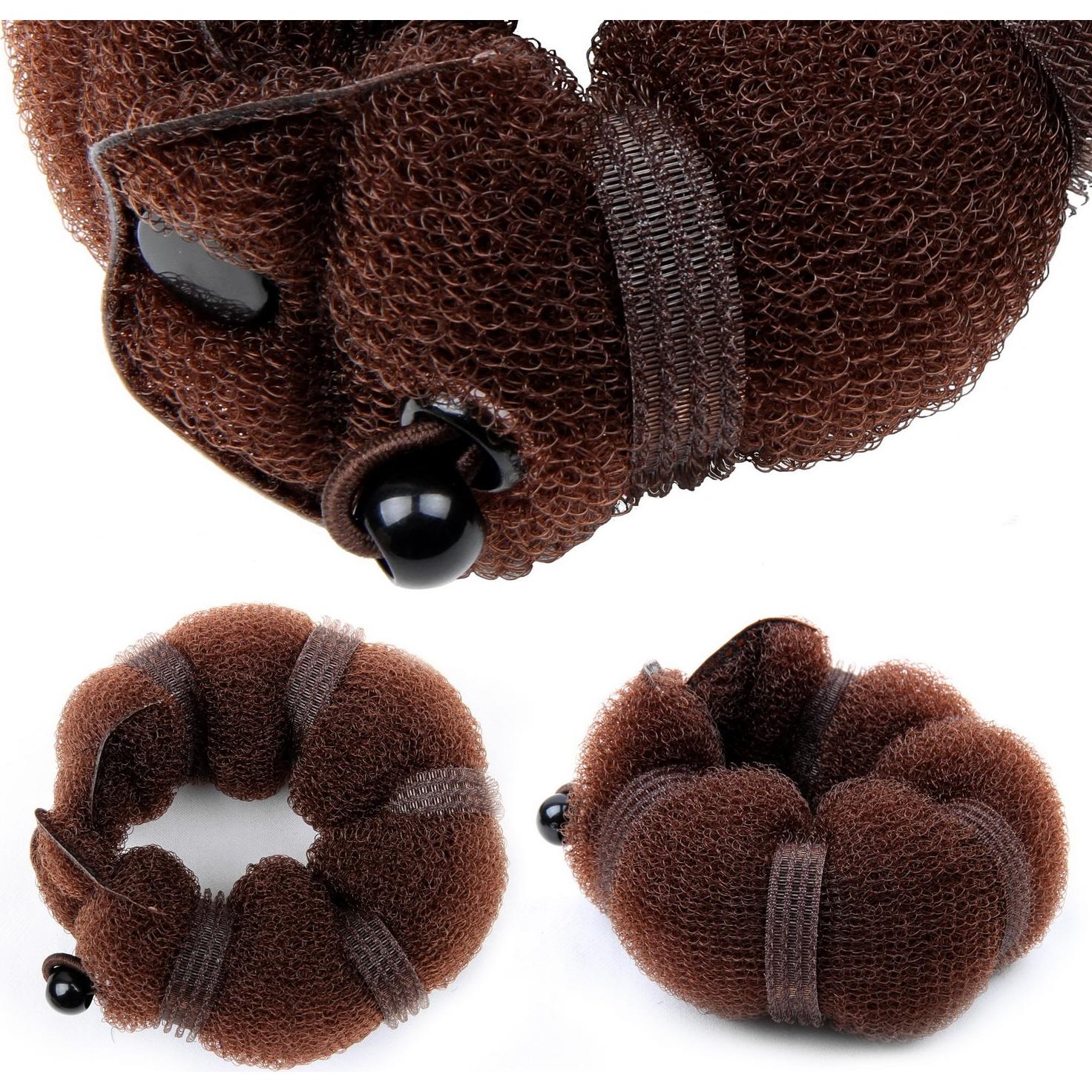 Estilizador Mágico de Cabello GR Buns 2 Piezas Marrón