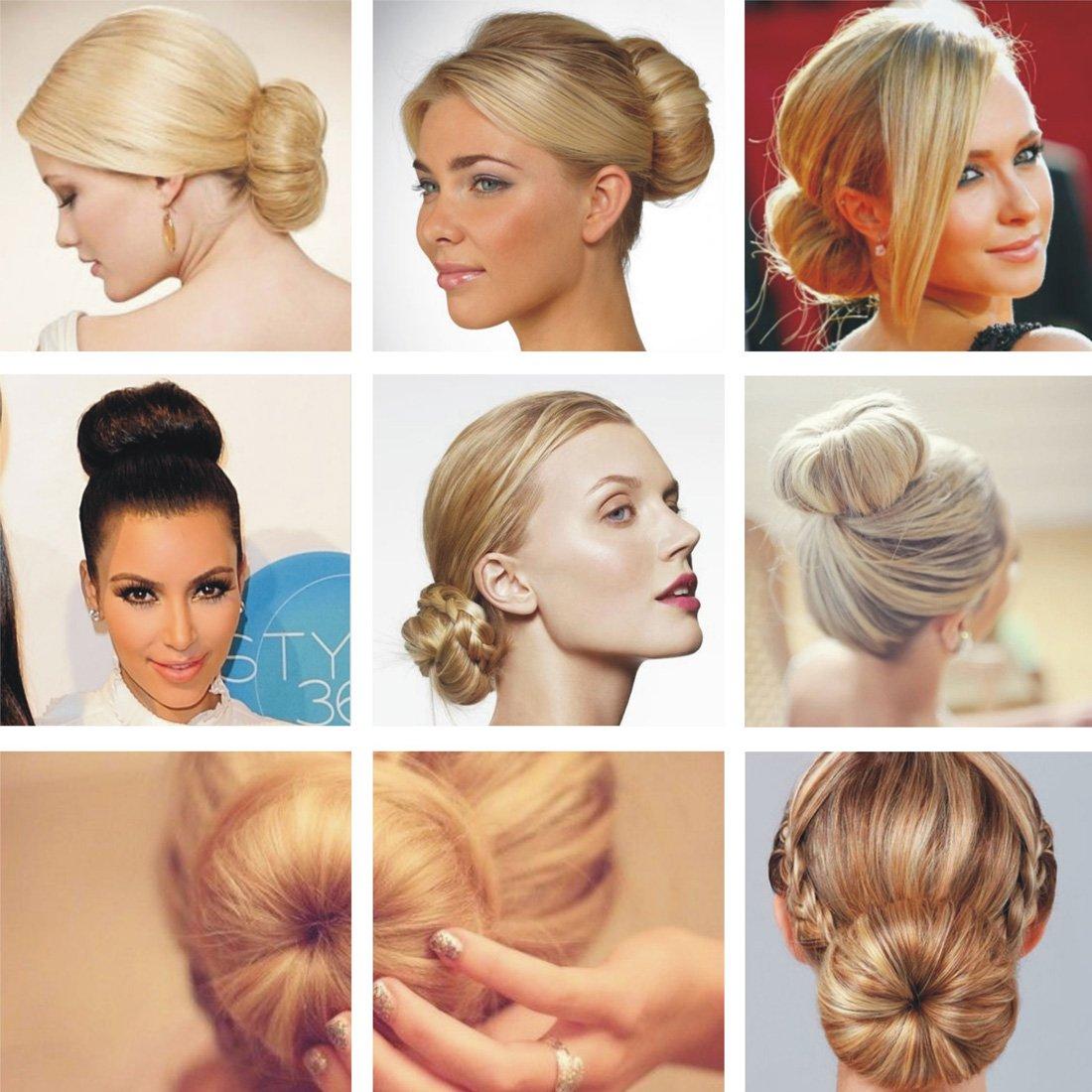 Estilizador Mágico de Cabello GR Buns 2 Piezas Marrón