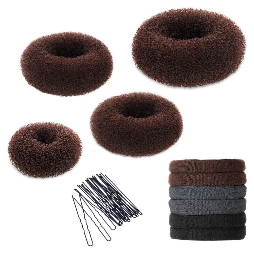 Kit de Fabricación de Moño de Cabello YaFex 4 Piezas