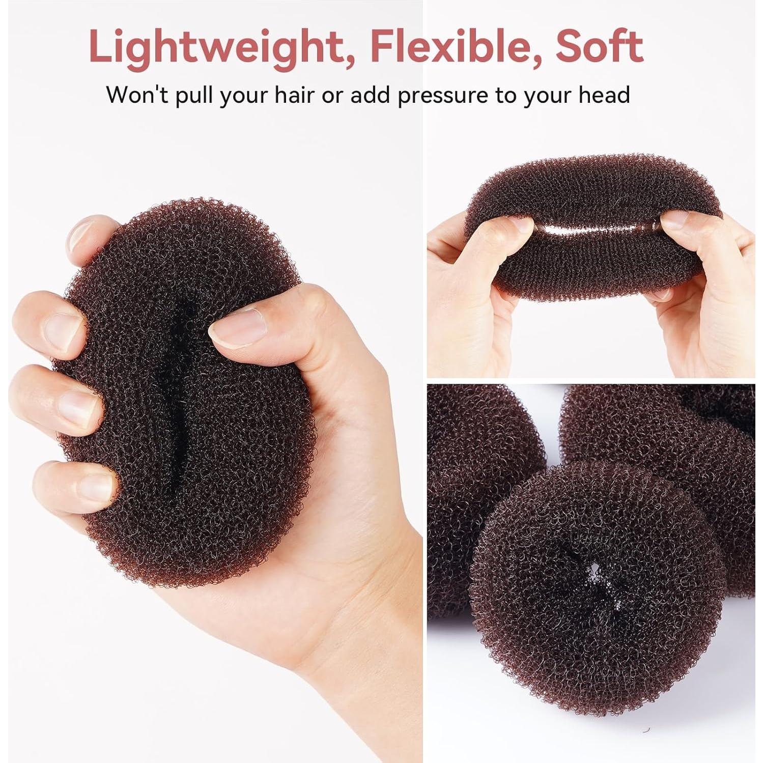 Kit de Fabricación de Moño de Cabello YaFex 4 Piezas