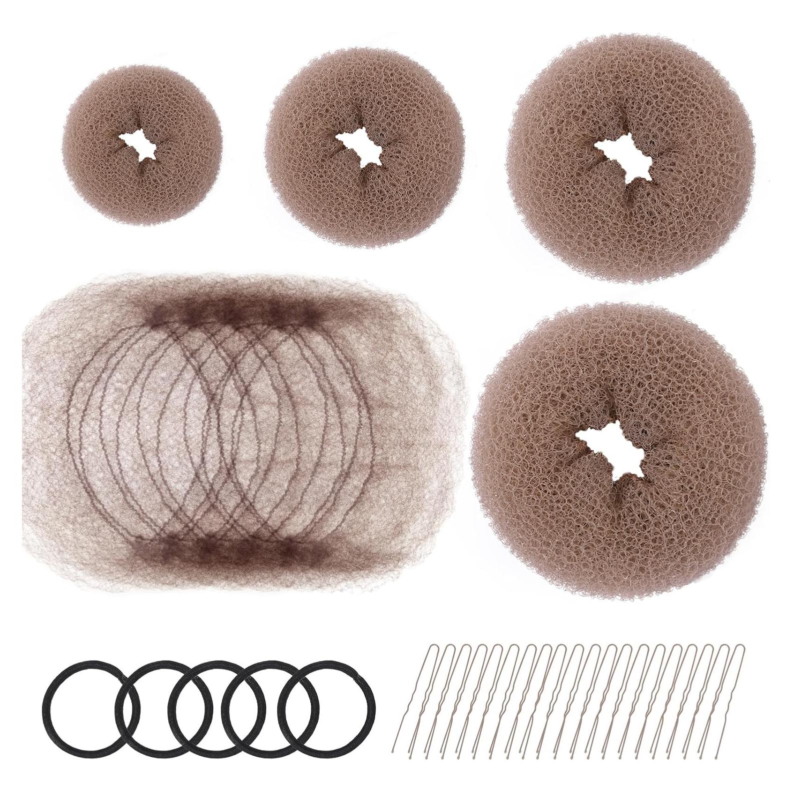 Kit Hacedores de Moños FANDAMEI - 4 Donuts y Accesorios