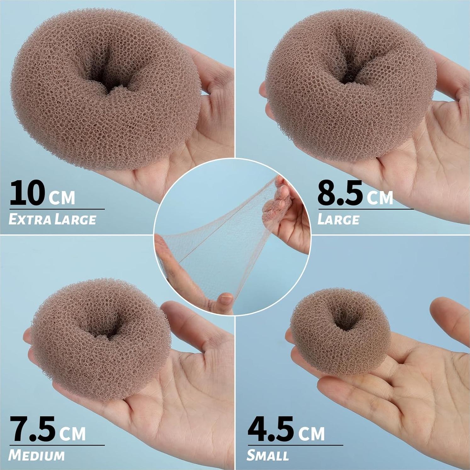 Kit Hacedores de Moños FANDAMEI - 4 Donuts y Accesorios