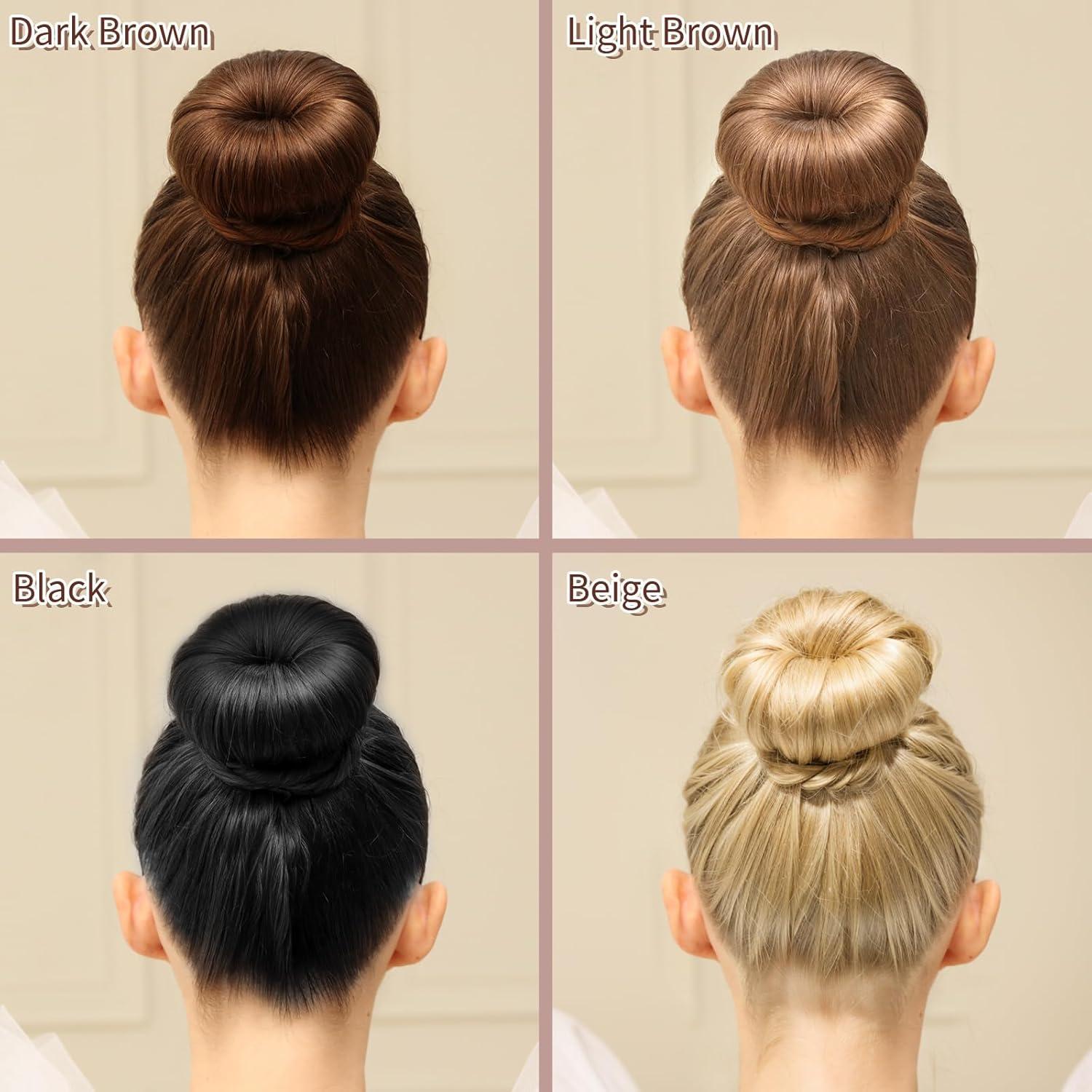 Conjunto de Donuts para Moño Mediano Teenitor - 4 Colores