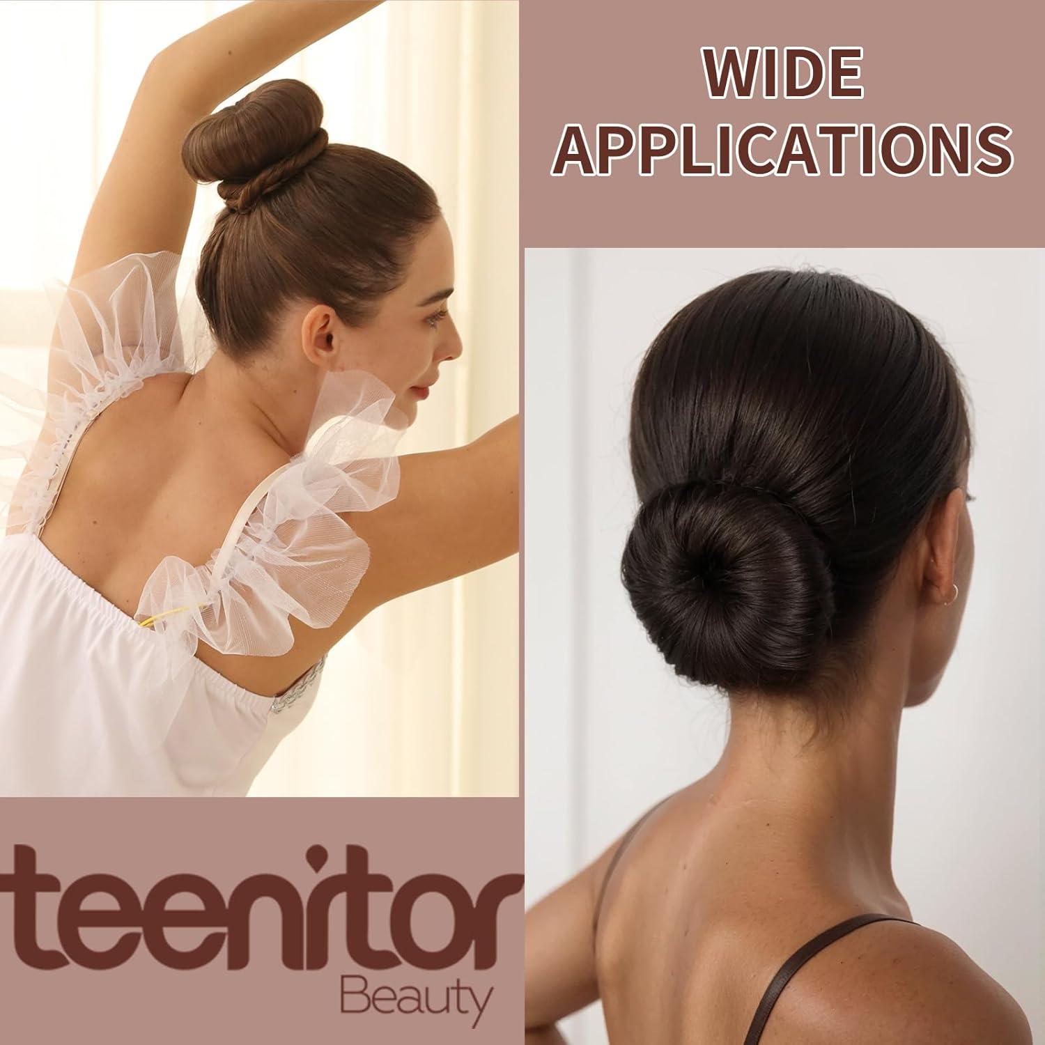 Conjunto de Donuts para Moño Mediano Teenitor - 4 Colores