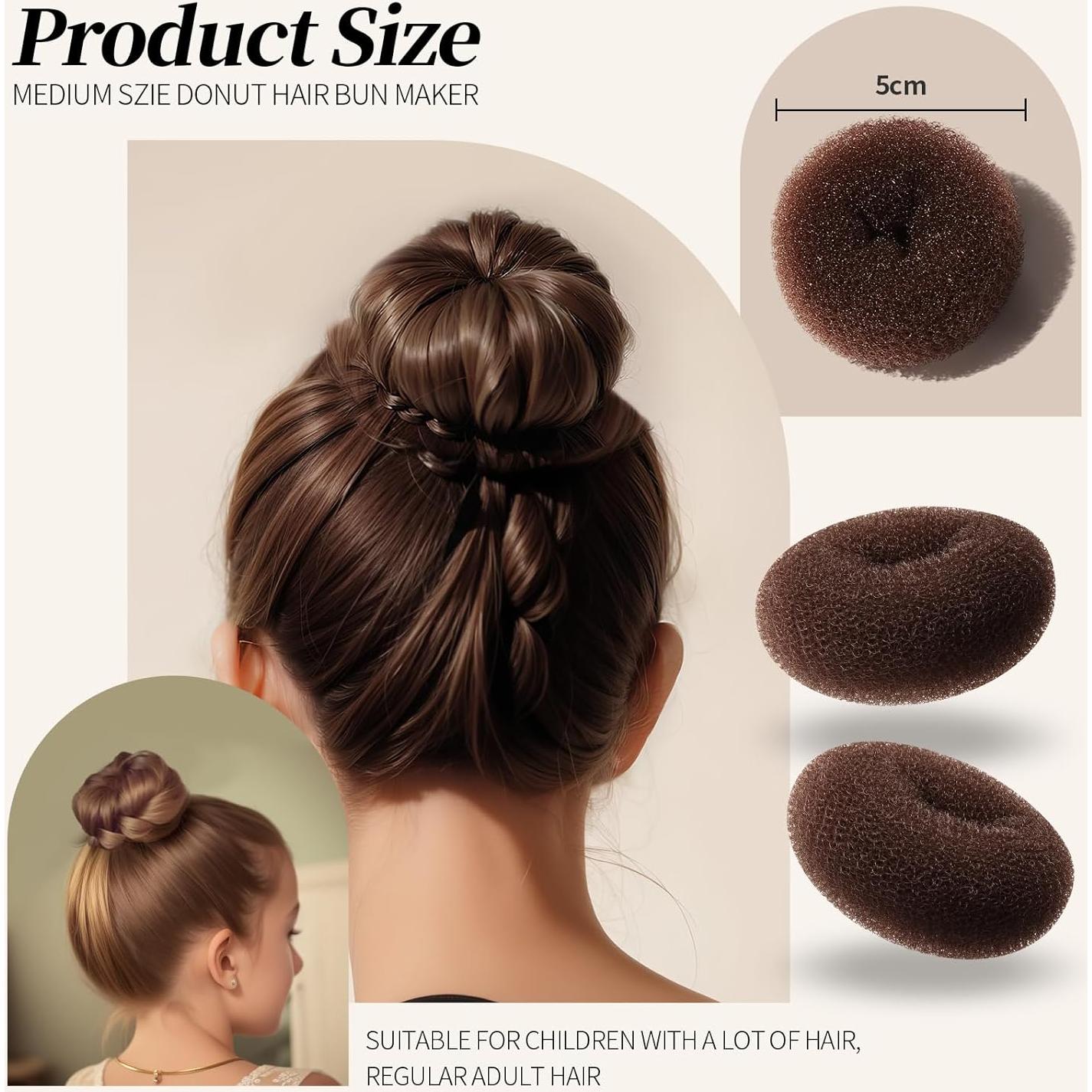 Set de Formadores de Moños Teenitor - 24 Piezas para Peinados