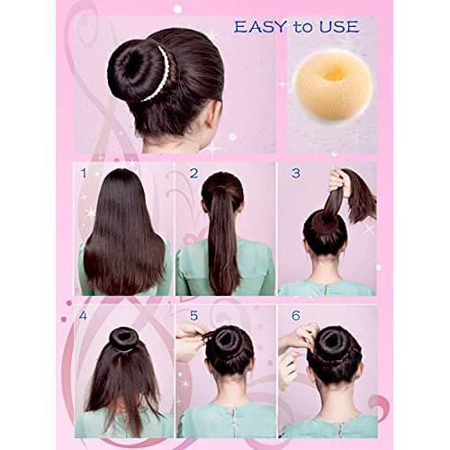 Hacedor de Moño de Cabello Stunner Cat - 6 Donuts y Accesorios