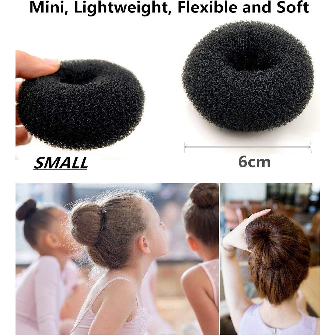 Fabricadores de moño mini SQULIGT 6 PCS 5 cm negros