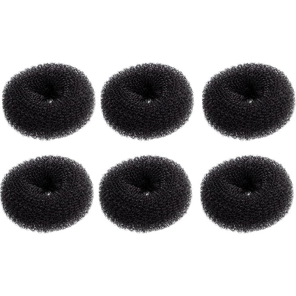 Fabricadores de moño mini SQULIGT 6 PCS 5 cm negros