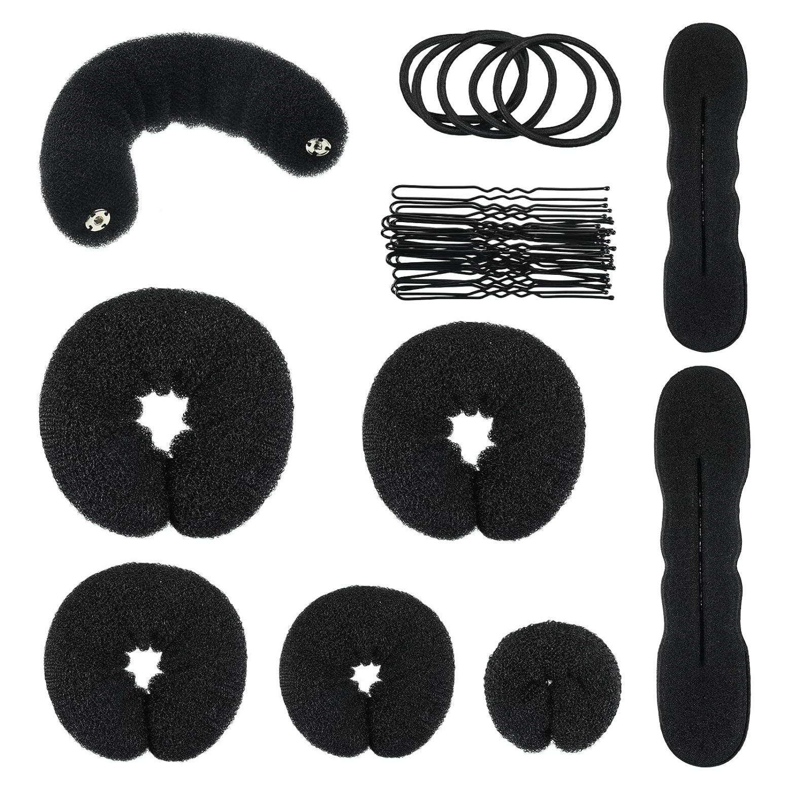 Set de 34 Piezas para Peinados Yinder - Hacedores de Moño y Accesorios