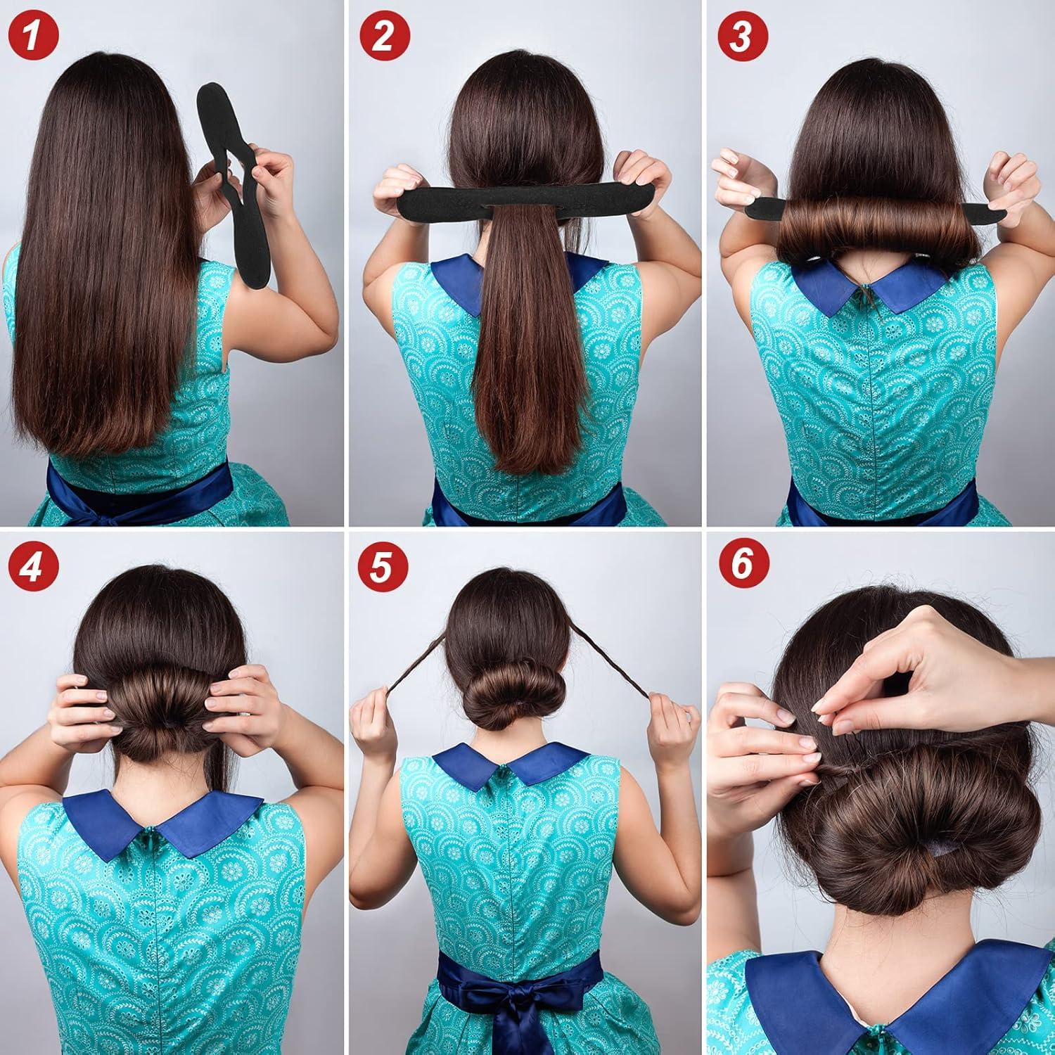 Set de 34 Piezas para Peinados Yinder - Hacedores de Moño y Accesorios