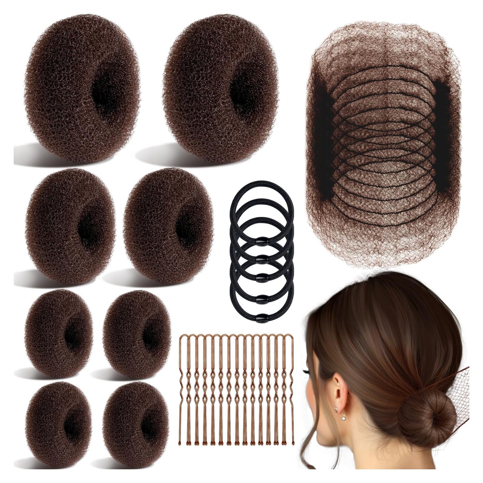 Juego de Hacedores de Moños TsMADDTs con Redes y Horquillas