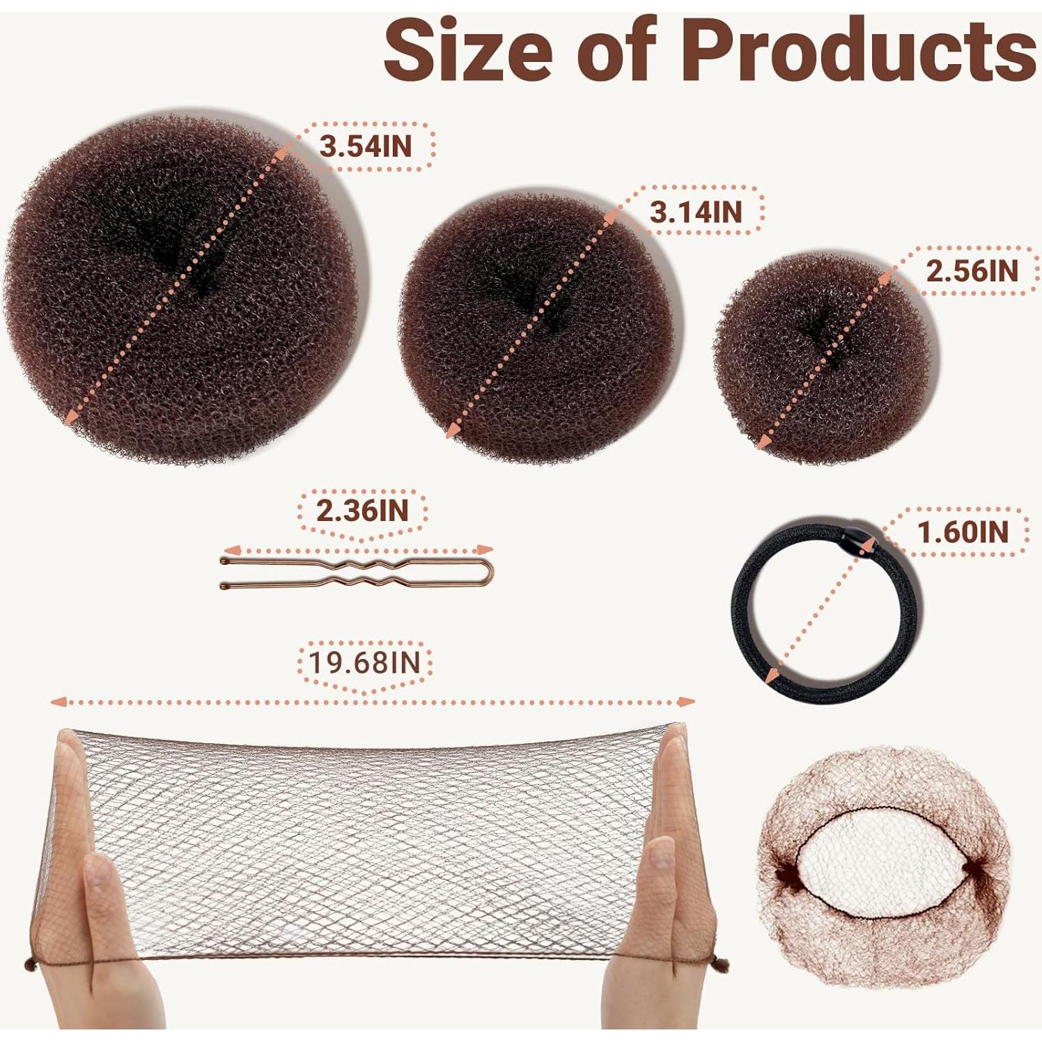 Juego de Hacedores de Moños TsMADDTs con Redes y Horquillas