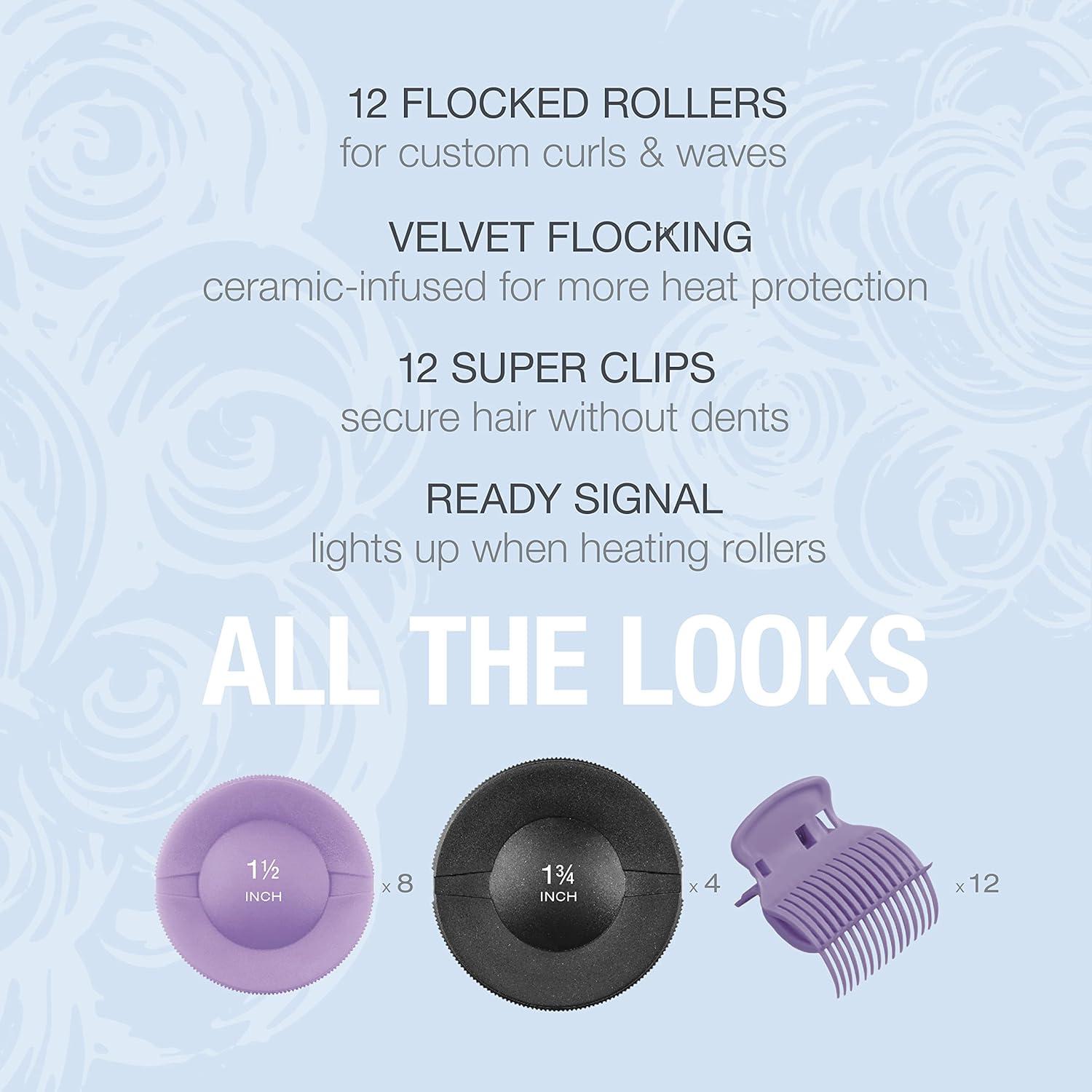 Rizadores de cabello Conair Hot Rollers 12 piezas cerámica