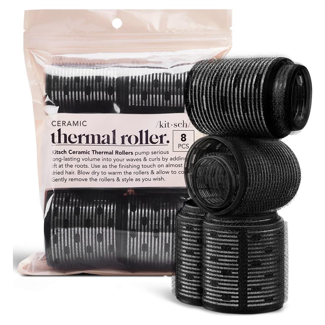 Rizadores Térmicos de Cerámica Kitsch Pro - 8 Piezas para Cabello