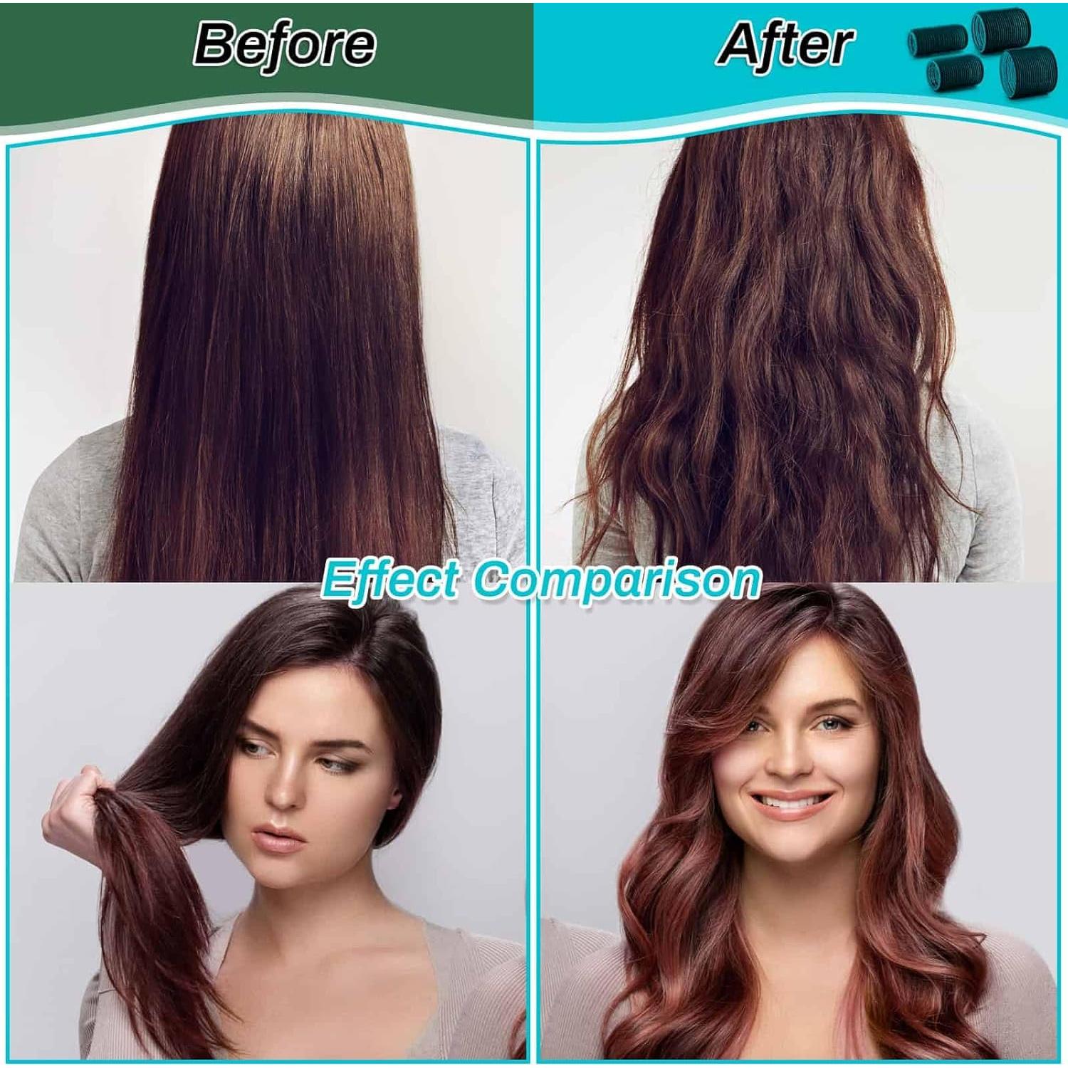 Juego de Rulos para Cabello Selizo 36 Piezas Negro