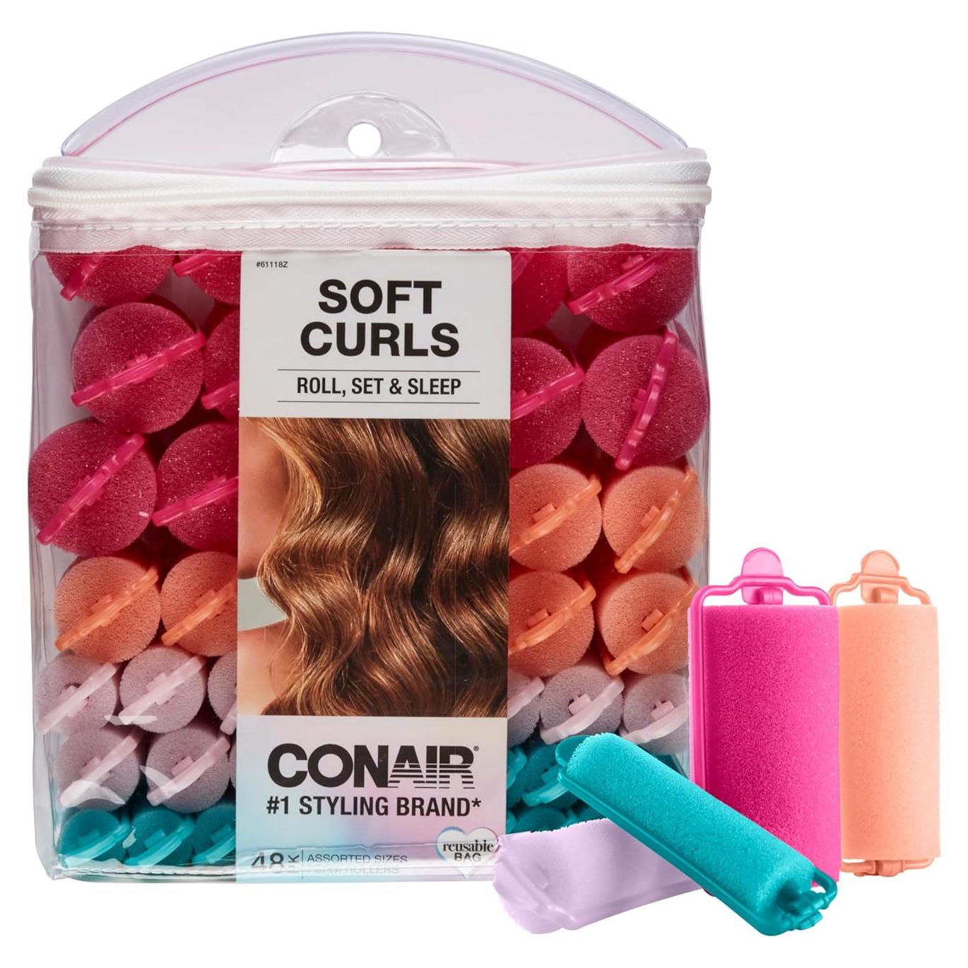 Rulos de Espuma Conair - 48 Unidades Multi-Tamaño