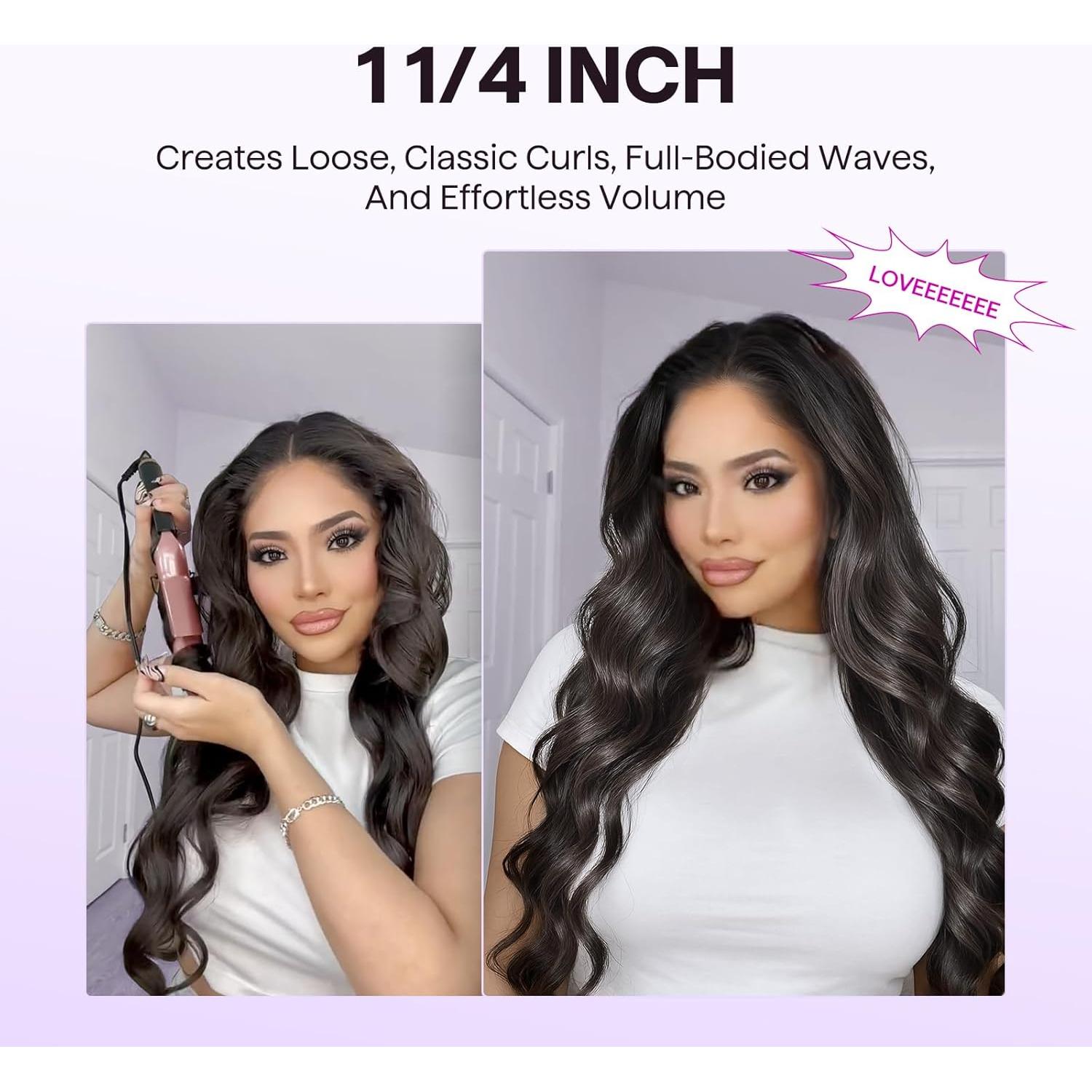 Set Rizador 3 en 1 Wavytalk - Rizador 3.2 cm y Plancha 2.5 cm