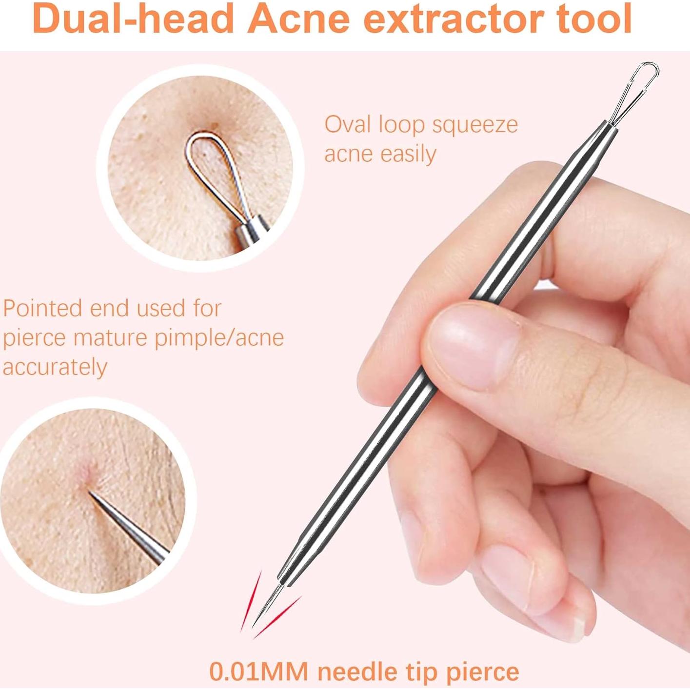 Kit de Pinzas WSYUB para Puntos Negros y Vello Encarnado