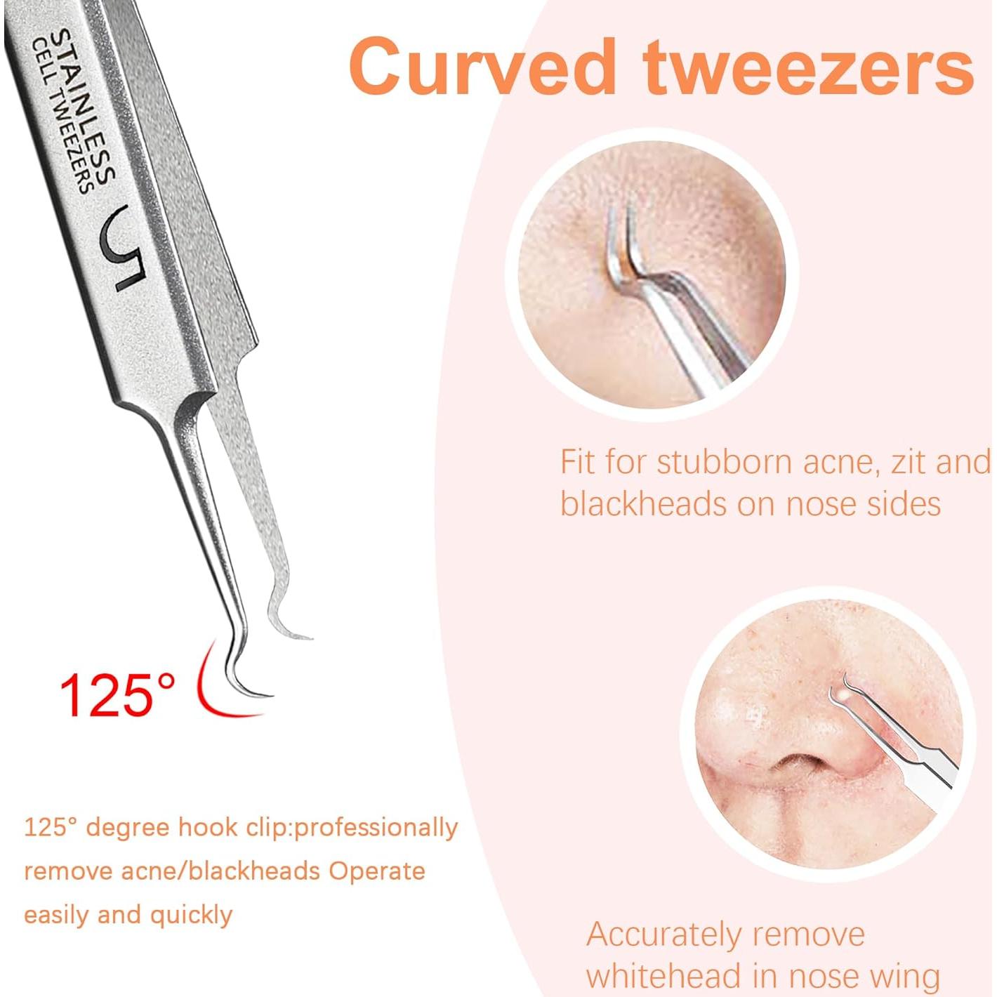 Kit de Pinzas WSYUB para Puntos Negros y Vello Encarnado