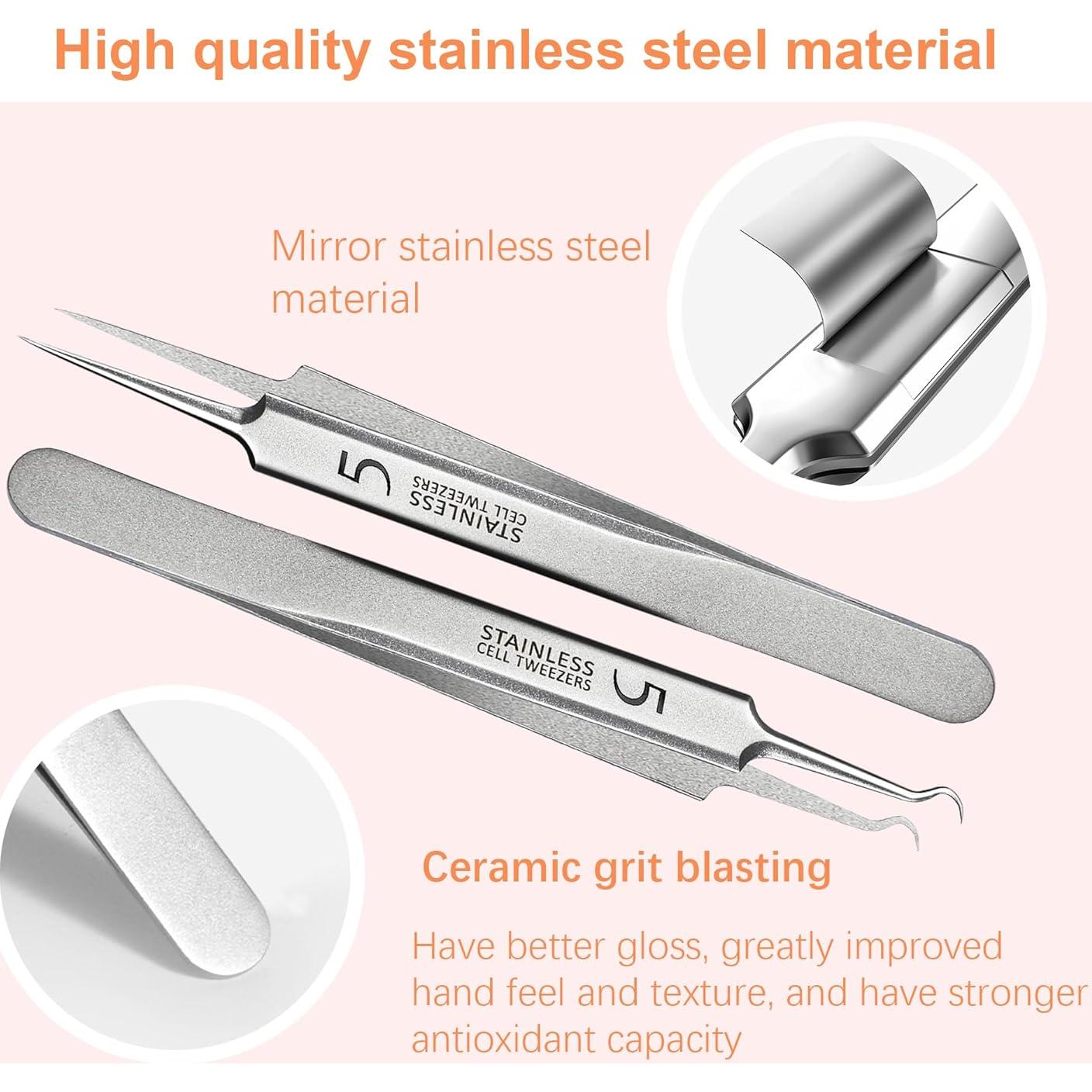 Kit de Pinzas WSYUB para Puntos Negros y Vello Encarnado