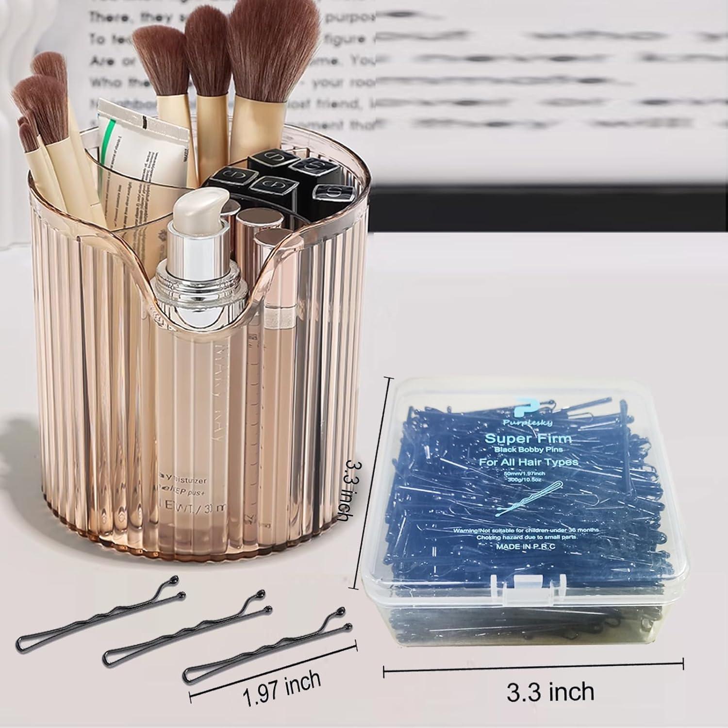 Horquillas Negras 400PCS PURPLESKY para Todo Tipo de Cabello