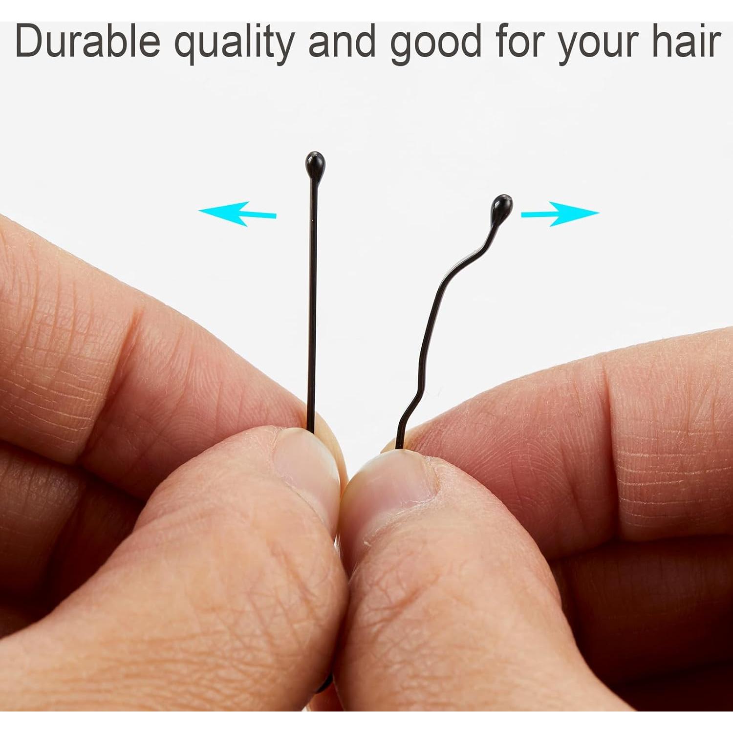 Horquillas Negras 400PCS PURPLESKY para Todo Tipo de Cabello