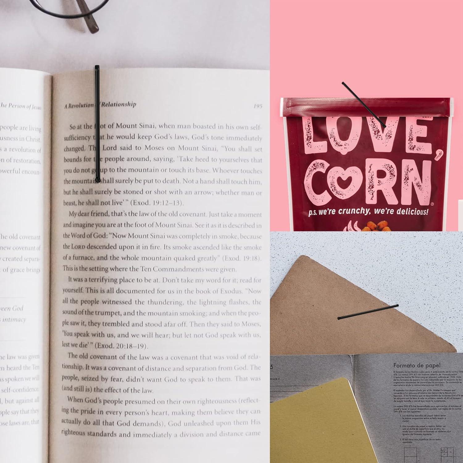 Pinza para Moños Vaincre XS Negra 150 Piezas 5.08 cm