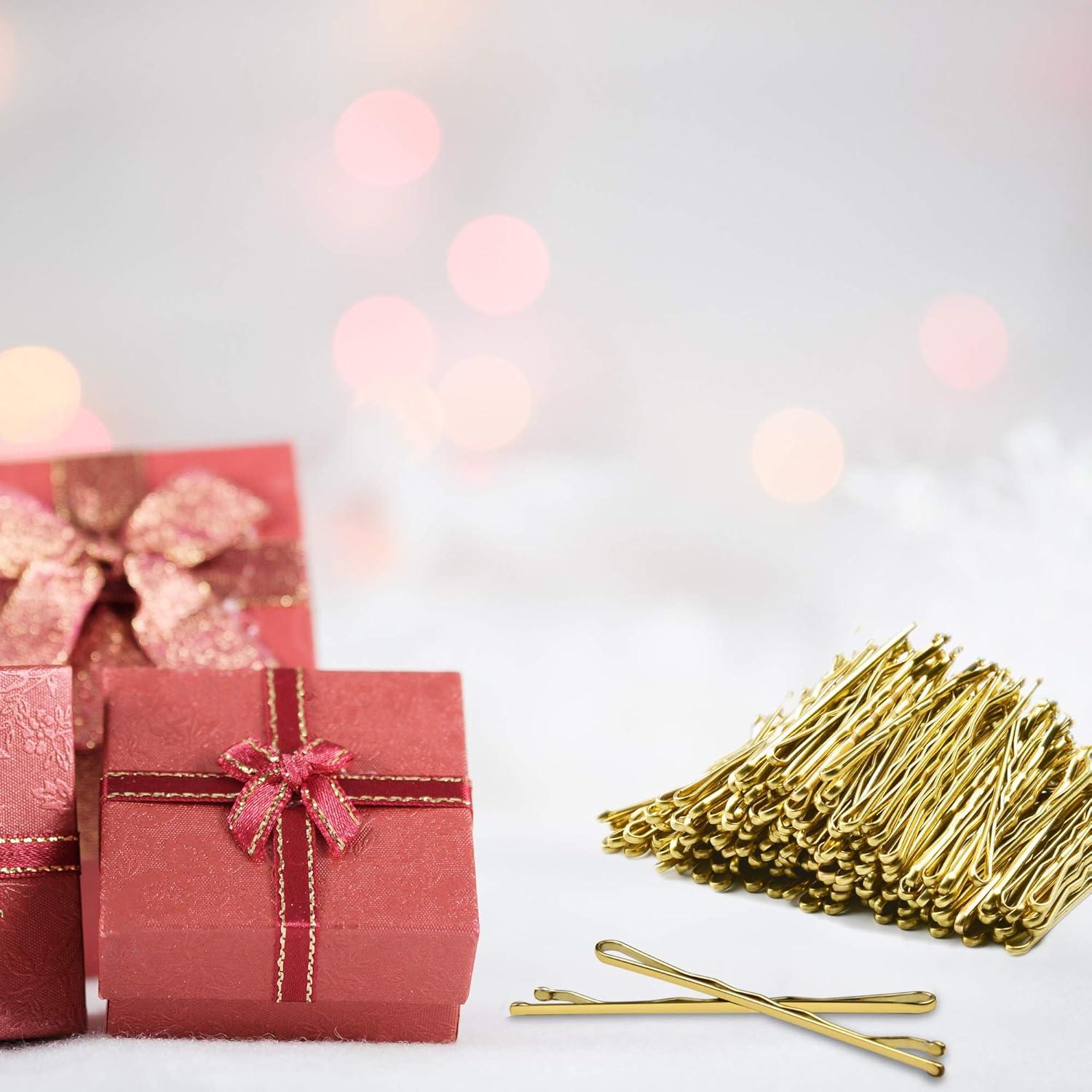 Horquillas para Cabello MORGLES Rubias 120PCS 5.08cm Doradas