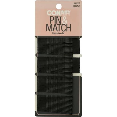Pasadores de Pelo Conair Esenciales 90 Unidades Negros