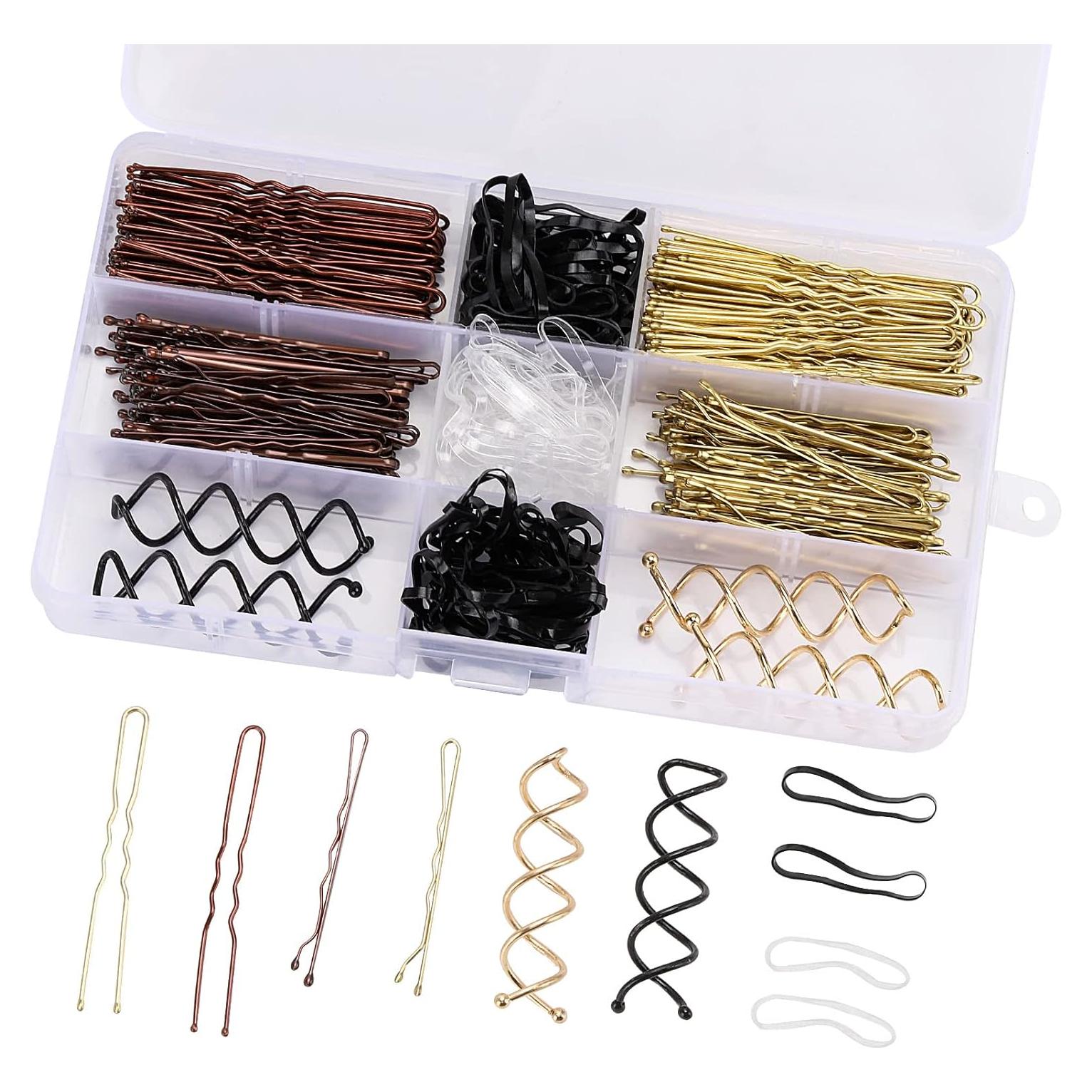 Conjunto de Sujetadores de Cabello Tbestmax - 356 Pcs