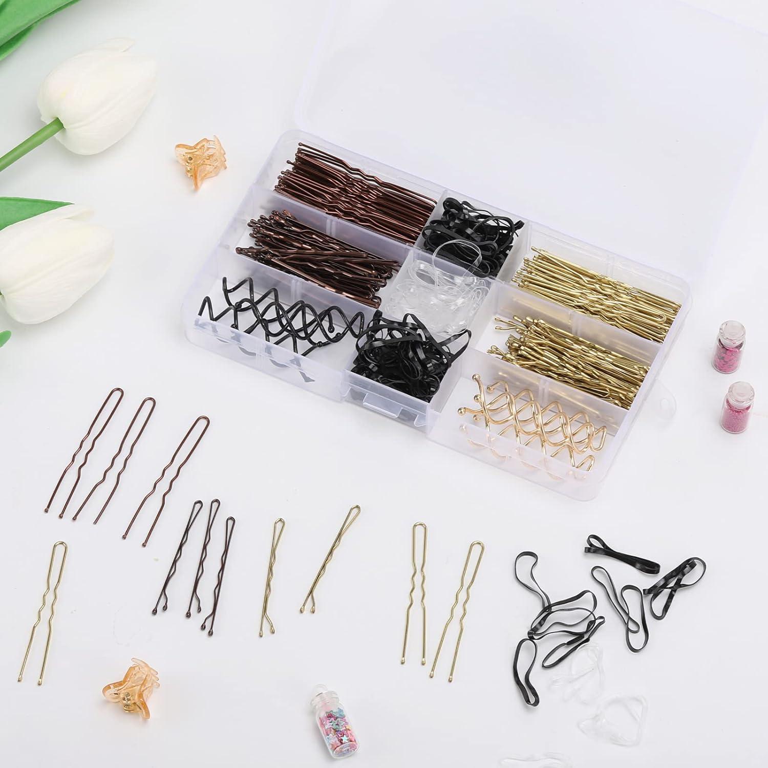 Conjunto de Sujetadores de Cabello Tbestmax - 356 Pcs