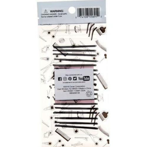 Horquillas para Cabello Conair Negras 18 Unidades