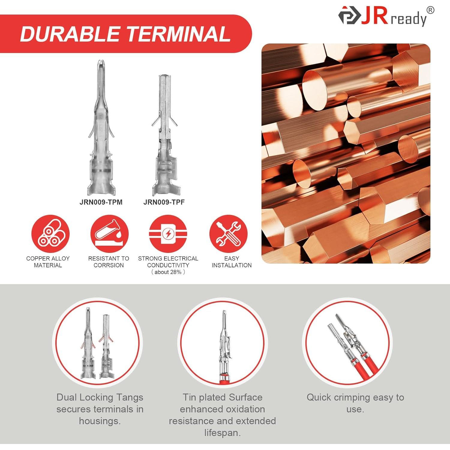 Kit de Herramientas de Extracción de Pines JRready ST6543 20-24AWG