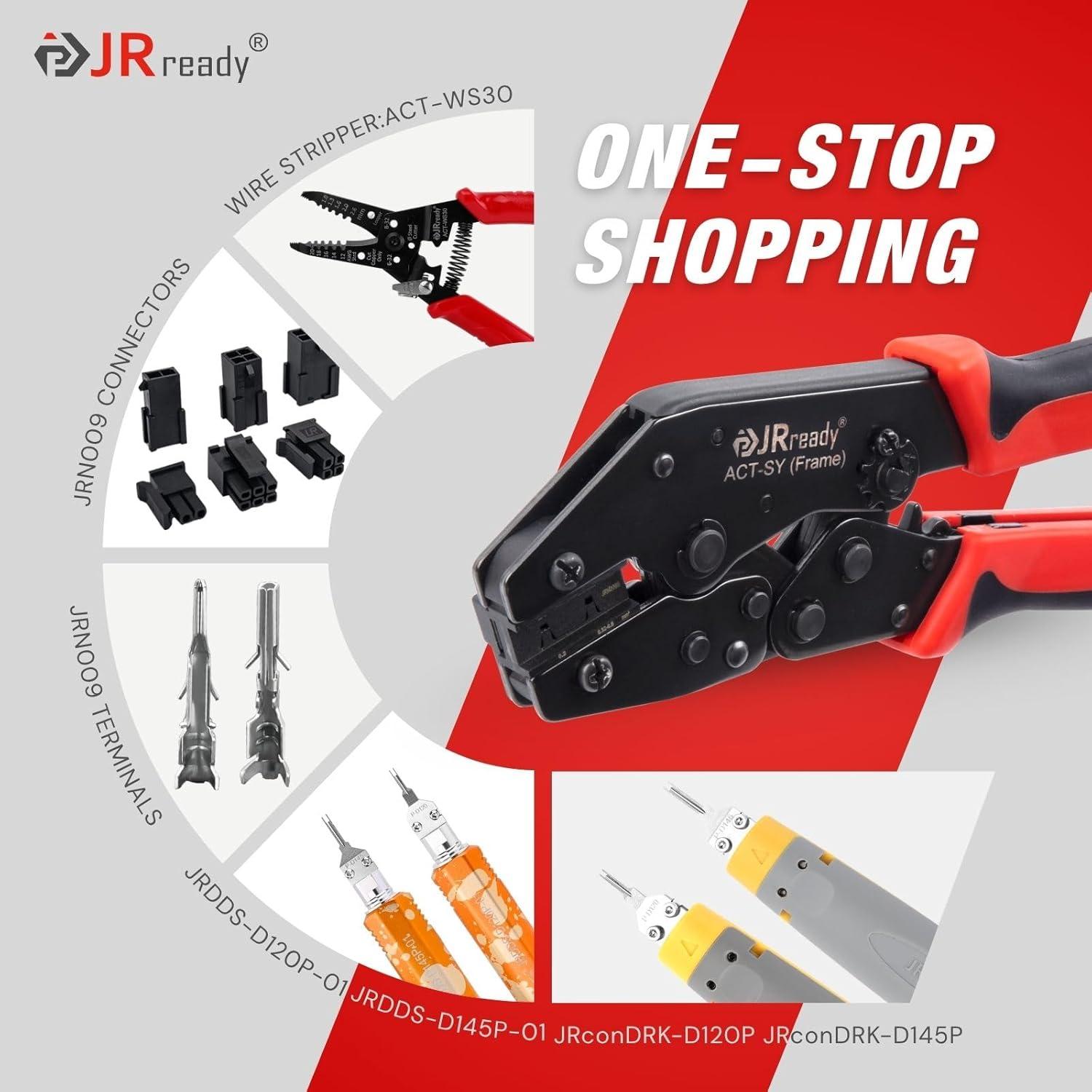 Kit de Herramientas de Extracción de Pines JRready ST6543 20-24AWG