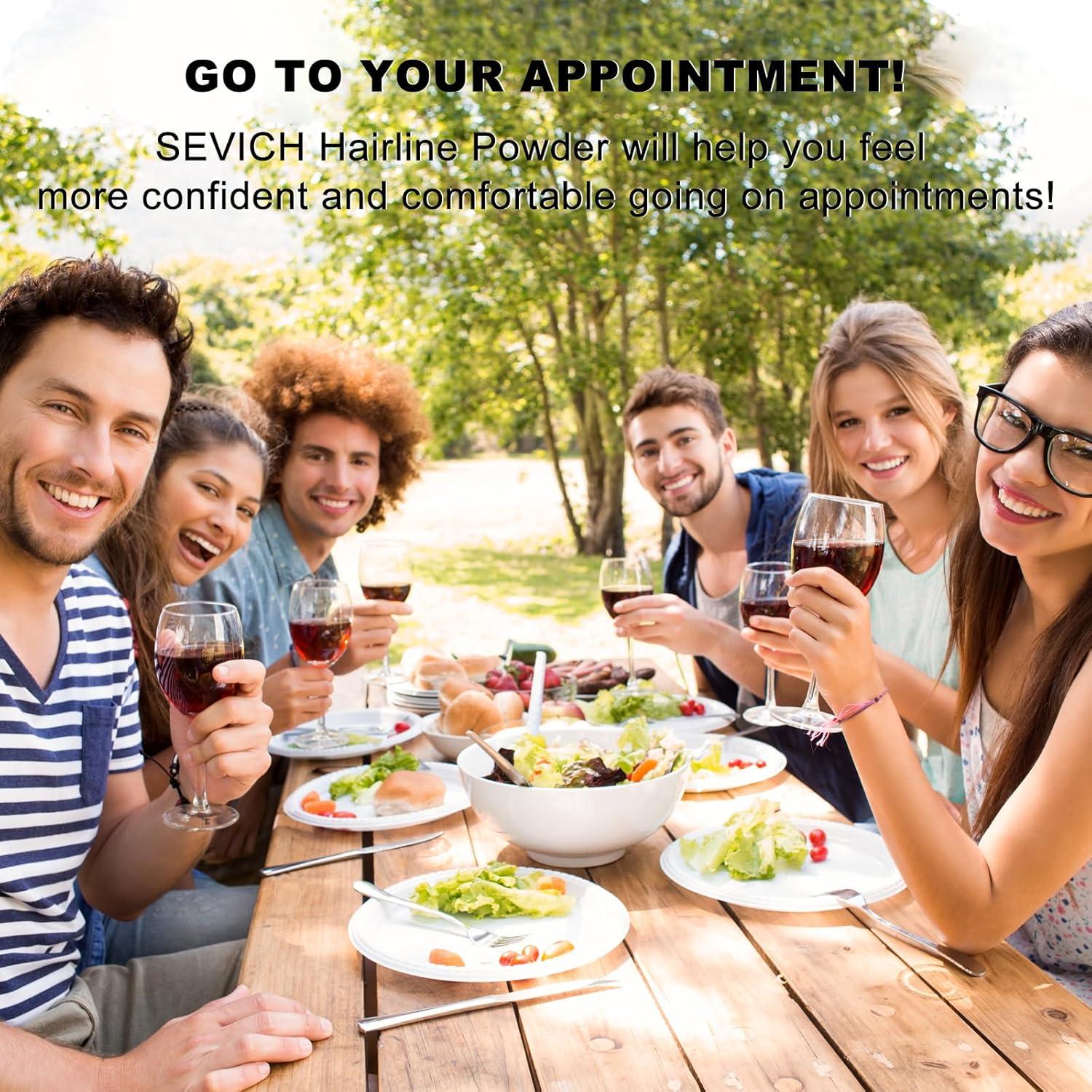 Polvo Retoque Raíces Cabello Sevich 4g Marrón Medio