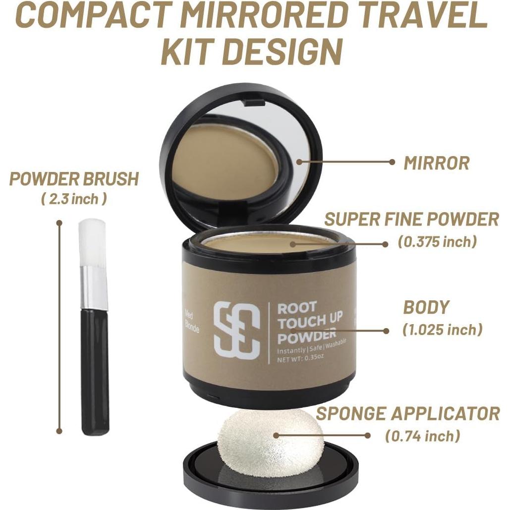 SOVONCARE Polvo para Raíces de Cabello Gris 39.94g