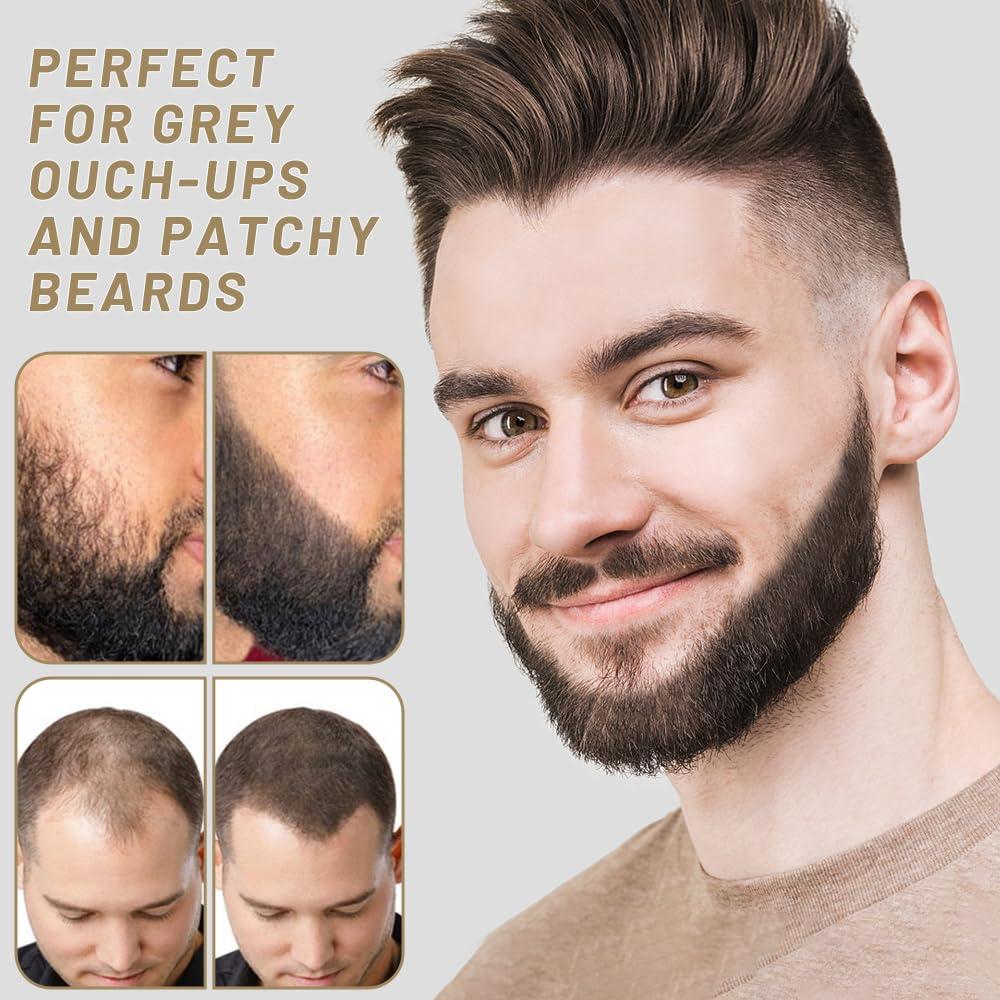 Polvo Retoque Raíces VOLLUCK Marrón Oscuro 3.98g - Cubre Cabello Gris