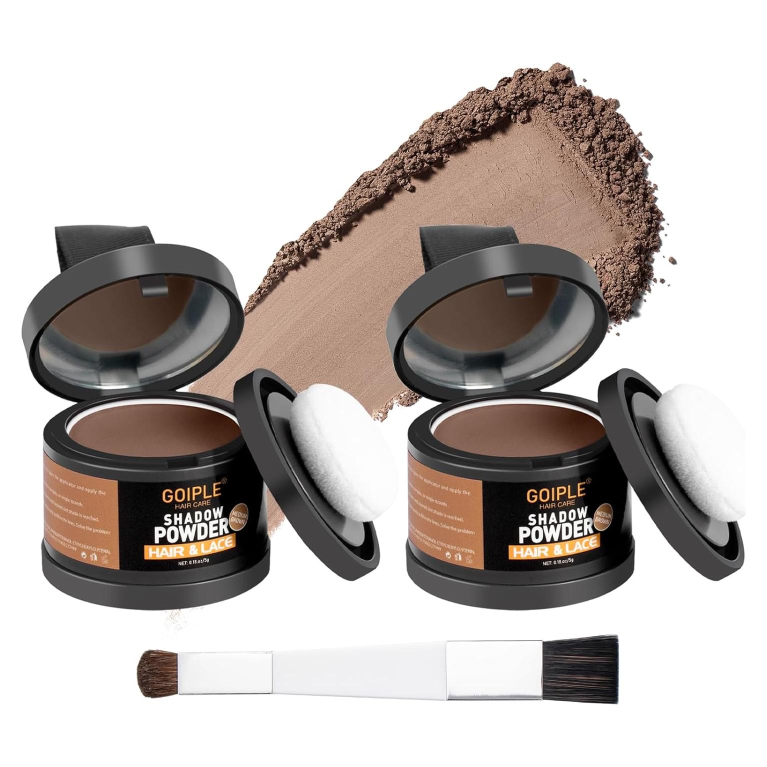 Polvo Cubridor de Raíces Lockmio - Marrón Medio, 2 Piezas