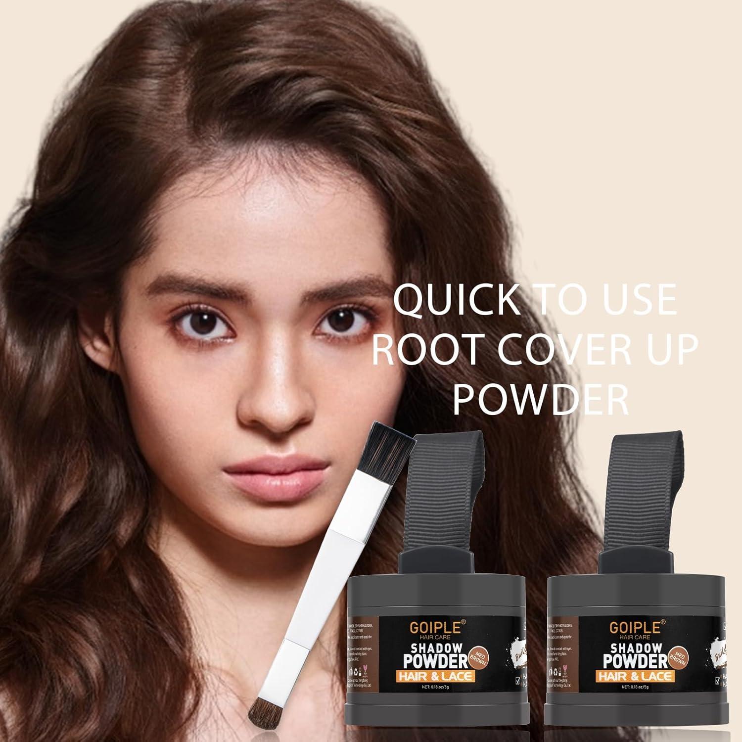 Polvo Cubridor de Raíces Lockmio - Marrón Medio, 2 Piezas