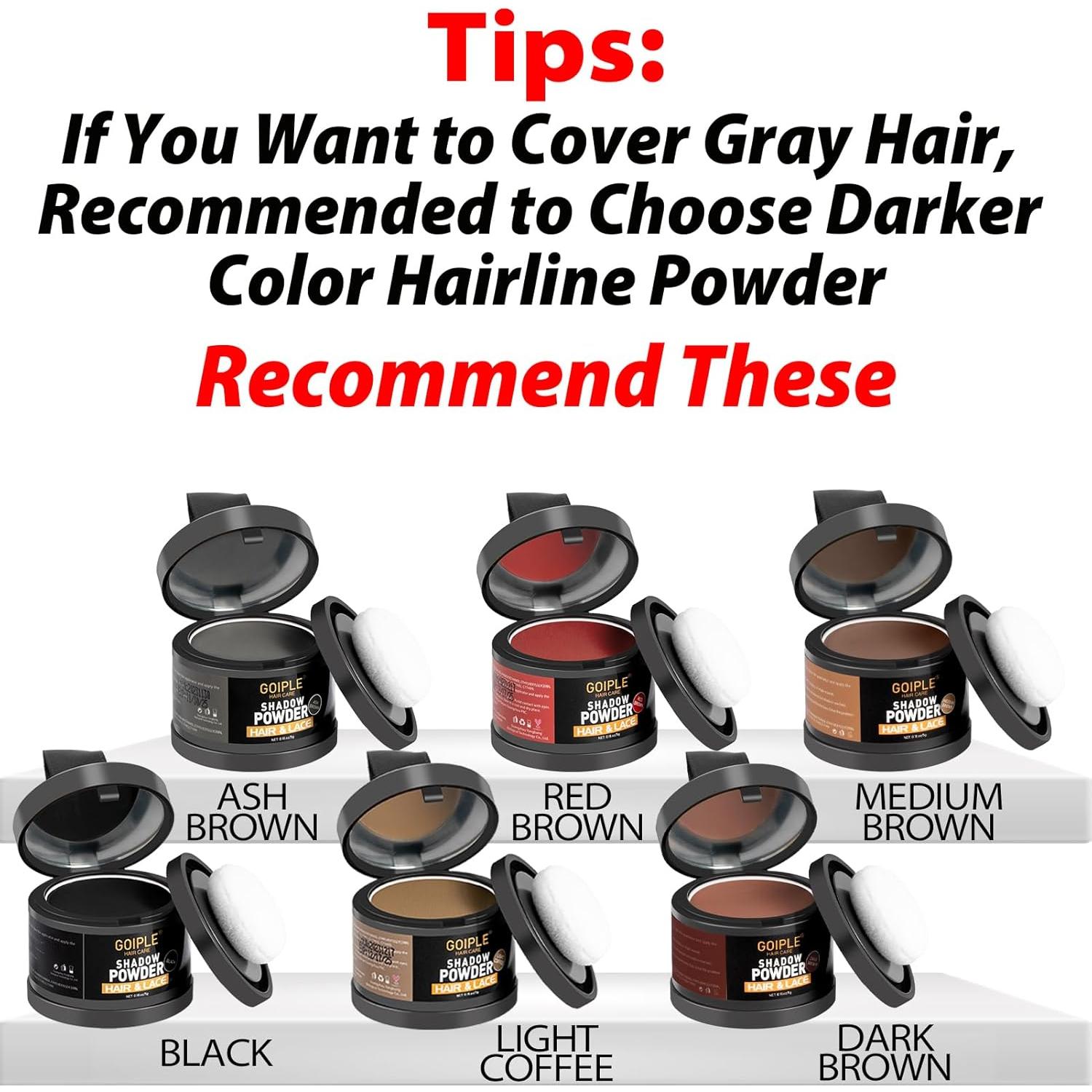 Polvo Cubridor de Raíces Lockmio - Marrón Medio, 2 Piezas