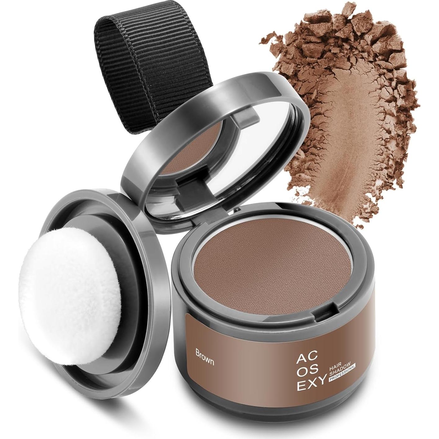 Polvo Retoque Raíces Acosexy Marrón - Cobertura Instantánea