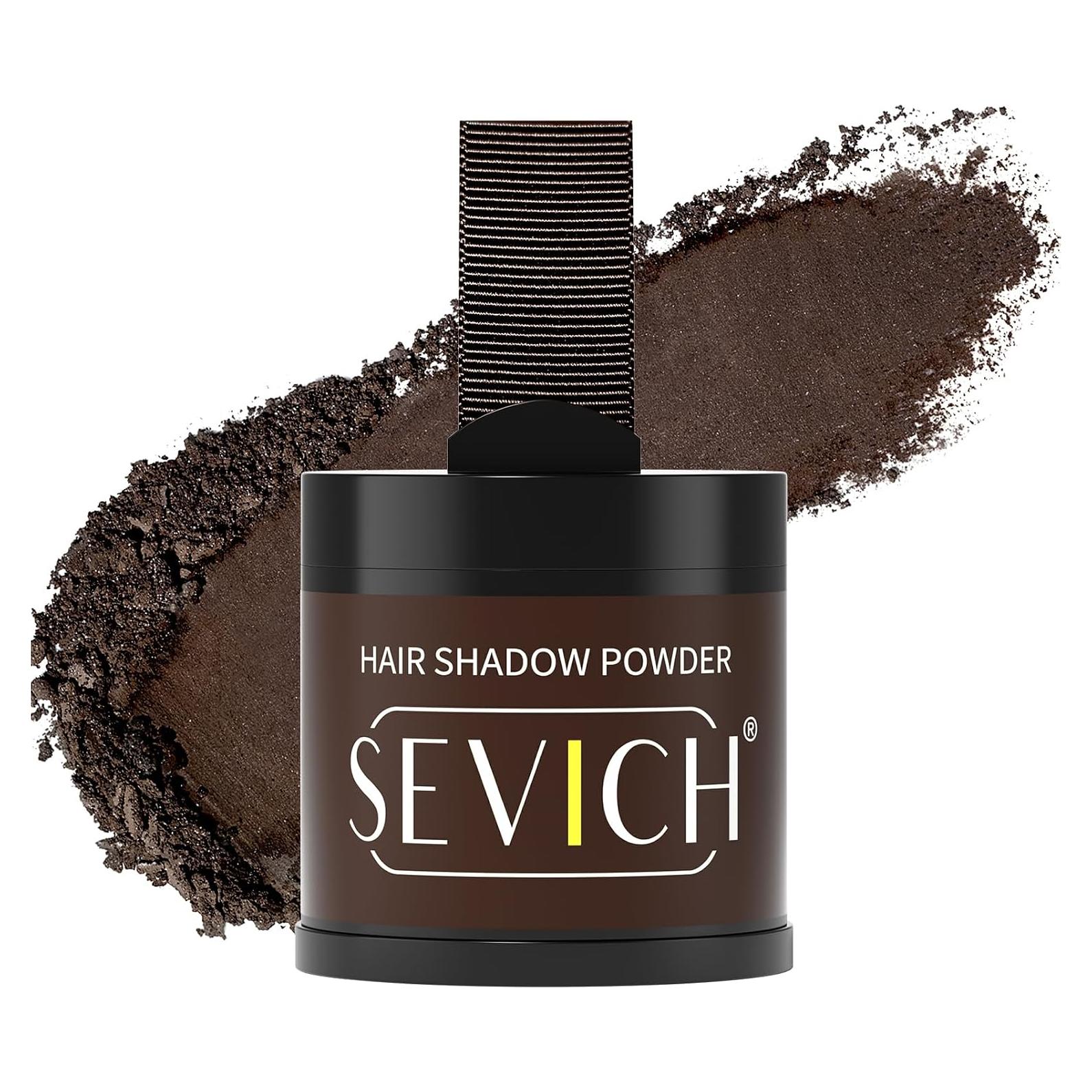 Polvo para Cabello Sevich 10g Marrón Oscuro - Cubre Raíces